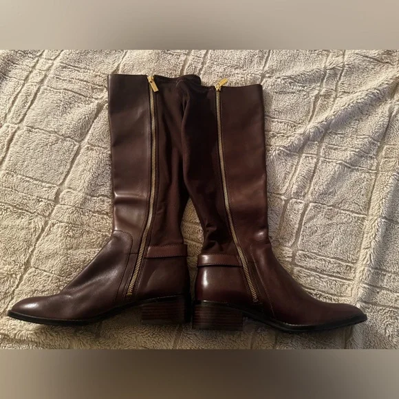 MICHAEL Michael Kors Chocolate Over the Knee Boots - Picture 4 of 13